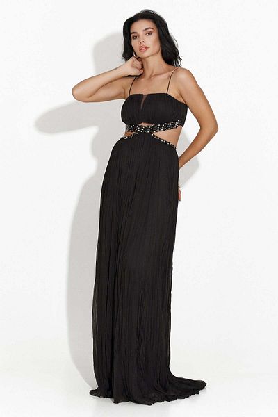BOGAS Long Black Women's Dress Lalania