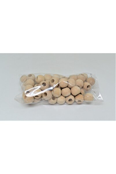 Le Majeur Ξύλινη χάντρα 12 χιλιοστών. Ακατέργαστο, 50 Τεμάχια