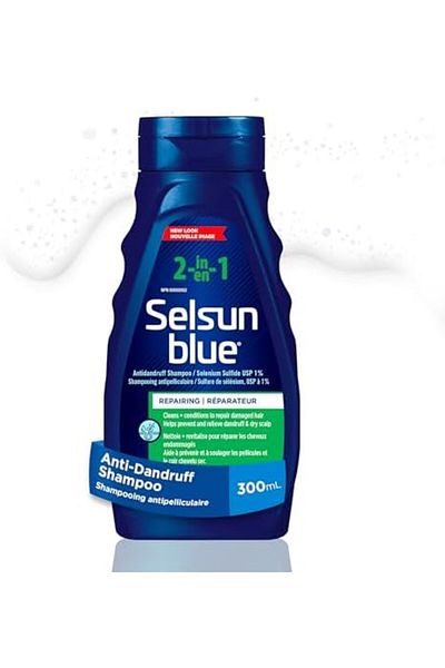 Selsun Blue 2-in-1 Anti-Dandruff Shampoo, 300ml