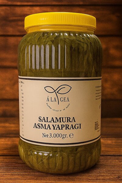 A LA GEA İnce Damarsız Salamura Sultaniye Asma Yaprağı 3000 Gr