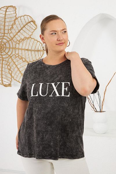 RMG Large Size Piece Paint T-Shirt Smoked