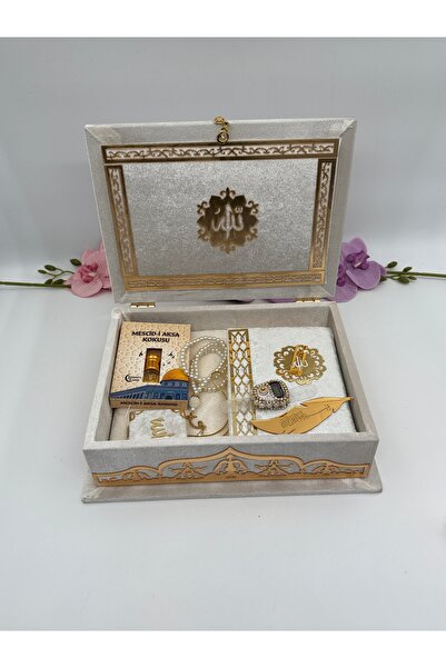 Uğurlu Hac Saray model sandık secade kuran seti