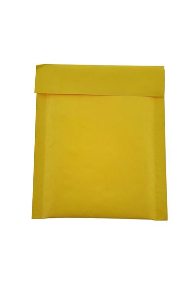 OEM Anti-shock bubble envelope, 120 x 140 mm, TM-11896, with 30mm adhesive flap, yellow
