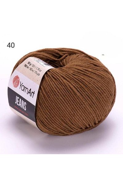 Yarnart YarnArt Jeans thread, color number 40, 1 spool