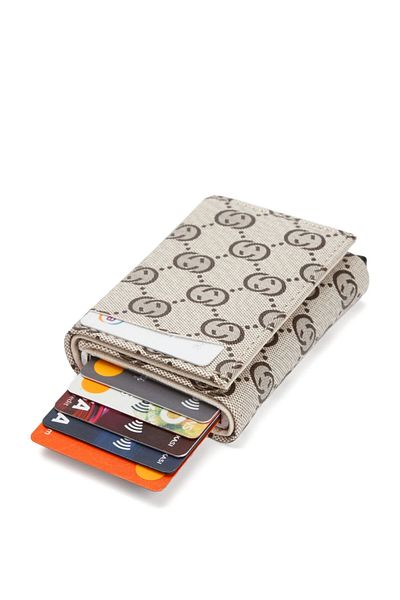 Newish Polo Women's Mechanized Card Holder and Wallet - Gray