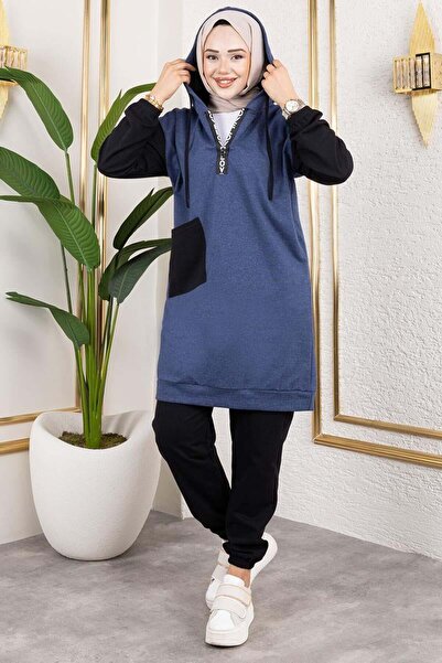 MG İkili Eşofman Takımı İNDİGO SİYAH