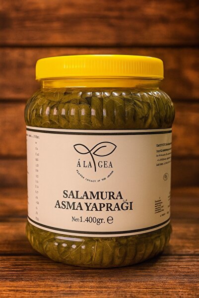A LA GEA İnce Damarsız Salamura Sultaniye Asma Yaprağı 1400 Gr