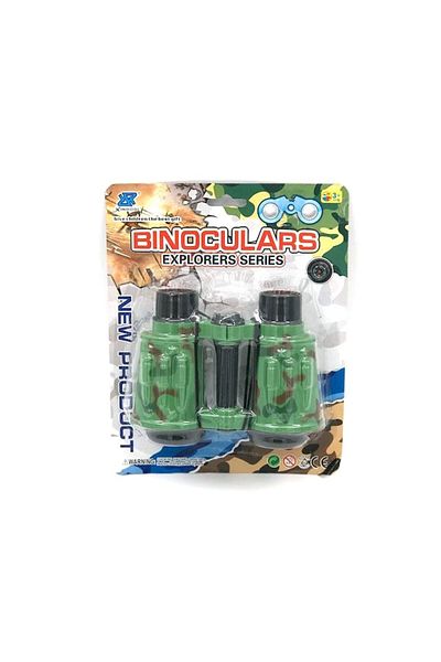dalimag Explores Series Binoculars for Kids, Set with Compass, 10 x 14 cm, Green