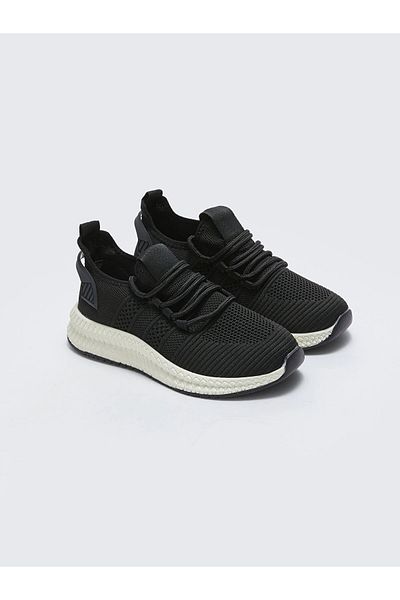 LC Waikiki Black Mesh Detailed Women's Sports Shoes