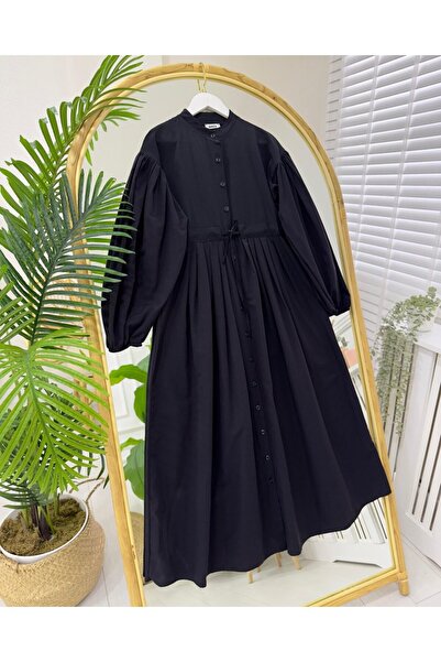 onix Prenses Elbise siyah