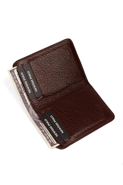 Newish Polo Men's Genuine Leather Wallet and Card Holder - Brown