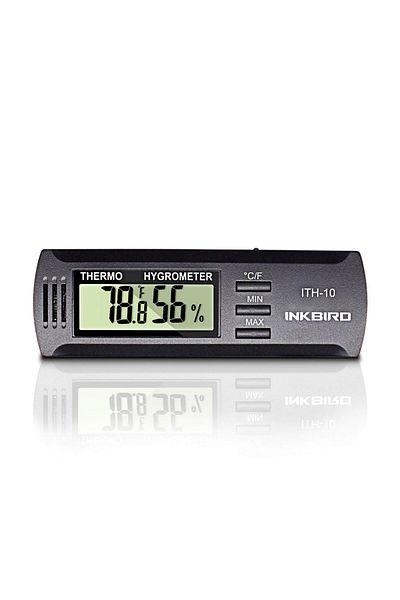 Inkbird ITH-10 Digital Thermometer and Hygrometer Temperature Humidity Monitor Humidor Guitar Ukulel