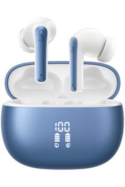 Generic YELKUTT Earbuds Headphones Wireless, Earphones with HiFi Stereo Deep Bass, Bluetooth 5.3