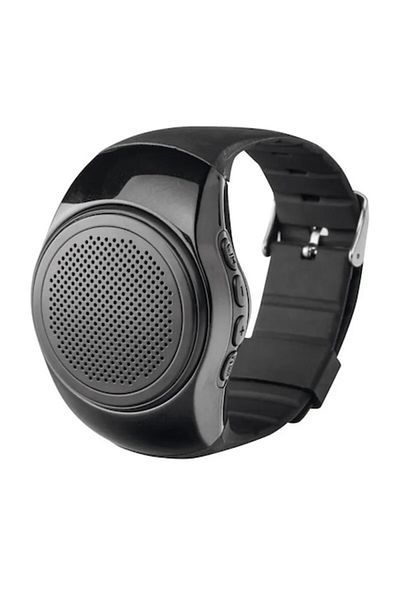 dalimag Bluetooth Speaker Watch with Adjustable Strap, USB Charging, Black, Dalimag