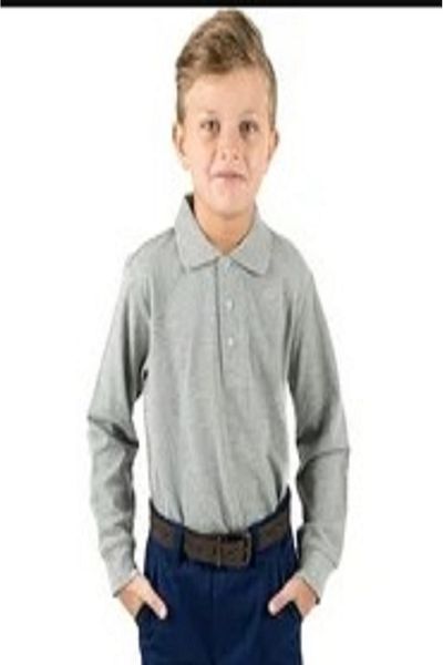 chulfa Long Sleeve School Uniform Sweet T-Shirt with 2 Buttons Unisex
