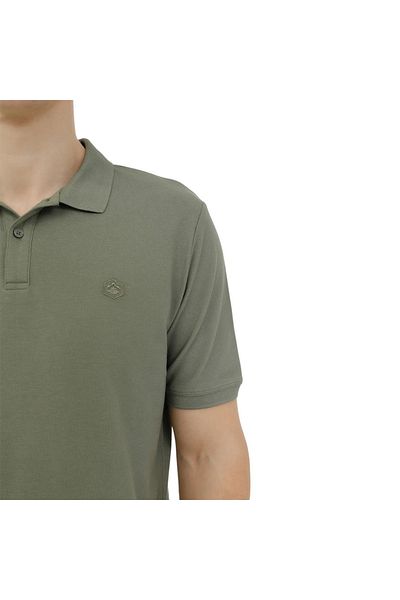 lumberjack Ct953 Ανδρικό μπλουζάκι πόλο με γιακά χακί