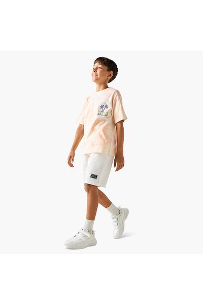 Juniors Solid Shorts with Drawstring Closure and Pockets
