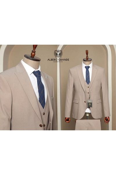 OEM Men's suit, slim fit, 3 pieces