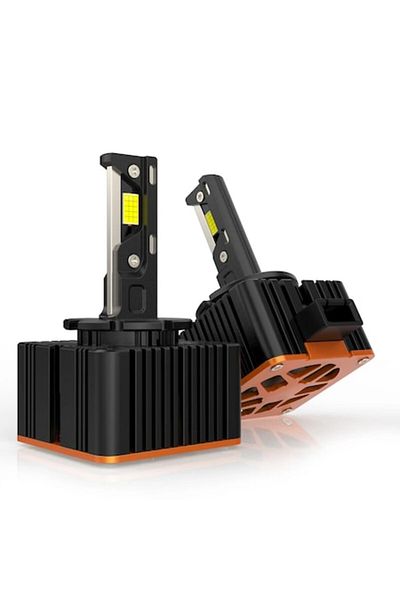 360 Light Set 2 becuri LED automate 360° D30 D1S, 110W, 10000 lumeni, cip Osram, 6500K