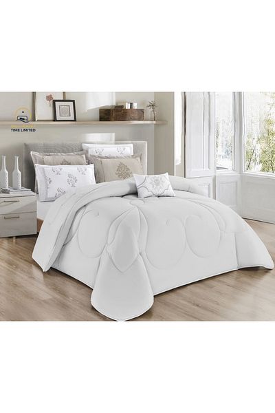 LIMITED Nova Microfiber Double Bedding Set – 7 Pieces