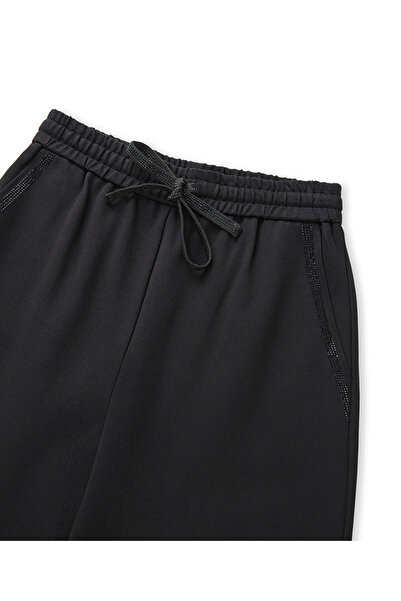 İpekyol Hotfix baskılı wide leg pantolon