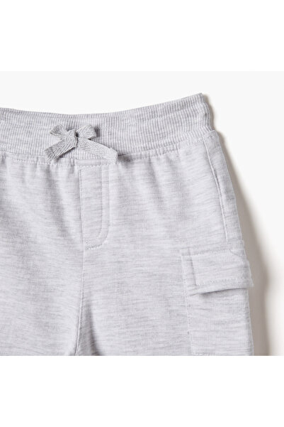 Juniors Solid Shorts with Drawstring Closure and Pocket