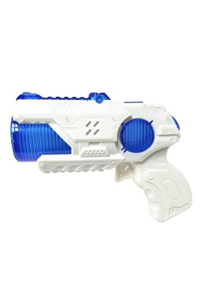 dalimag Pistol spațial interactiv de jucărie cu lumini, albastru, 14 x 11 cm,