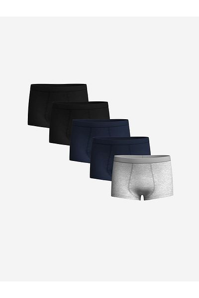 LC Waikiki Lcw Kids Black Basic Boy's Boxers 5 Pcs