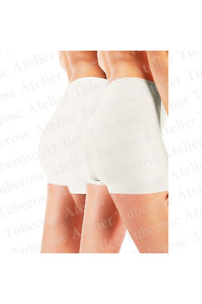 Atelier Tuberose Дамски боксерки с лазерно рязане, комплект от 2 силикона, не оставящи следи/не оставящи следи, екстра тънки