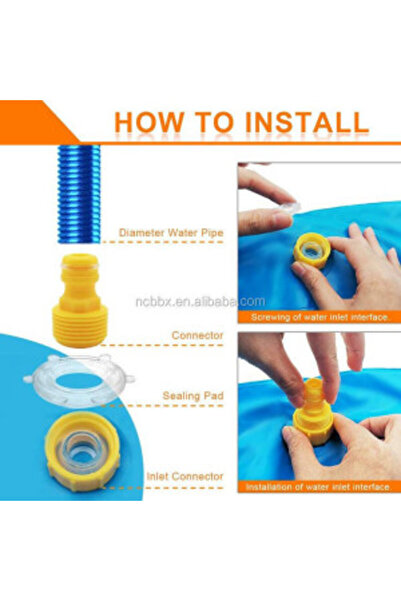 Blusmart Inflatable Mat Fountain for Kids