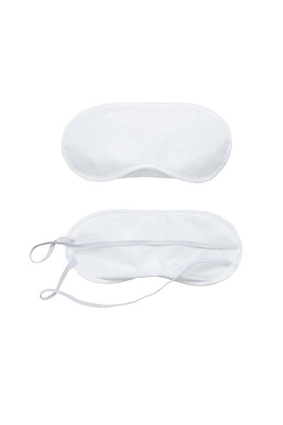 dalimag Sleeping Mask, Universal Size, Cushioned Interior, Elastic Band, White, Dalimag