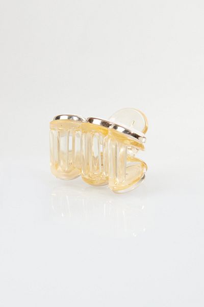 Fulla Moda Small Latch Buckle with Pearlescent Stone