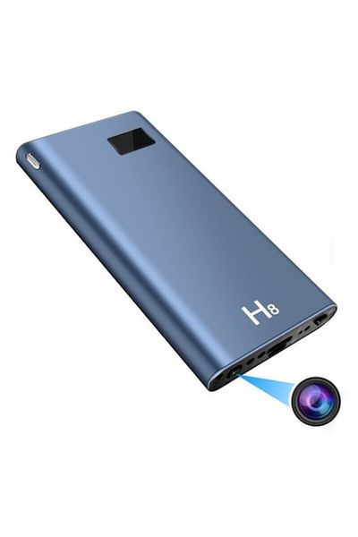 SpyGadget Spy Camera External Battery H8 SpyGadget, 2K Recording, H264, Night Vision, Wide Angle 120