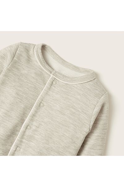 Juniors Textured Sleepsuit with Long Sleeves