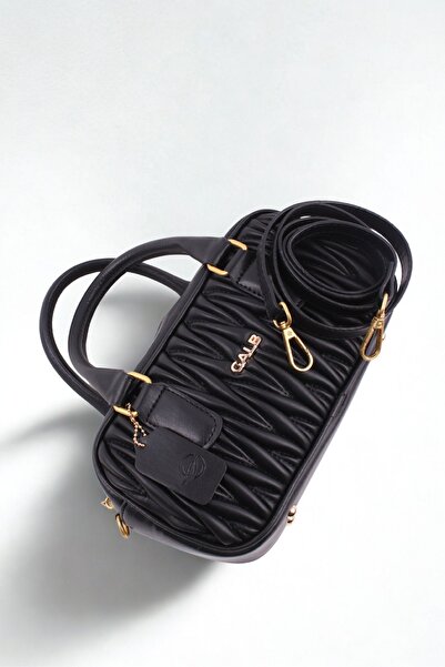 GALB LEATHER Geantă de mână și de umăr pentru femei, broderie, cu 2 compartimente, mărime medie - Design elegant și funcțional