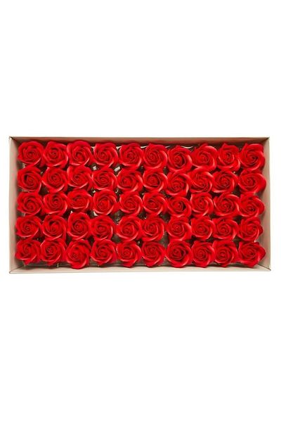OEM Set 50 trandafiri sapun parfumati, calitate Premium Rosu