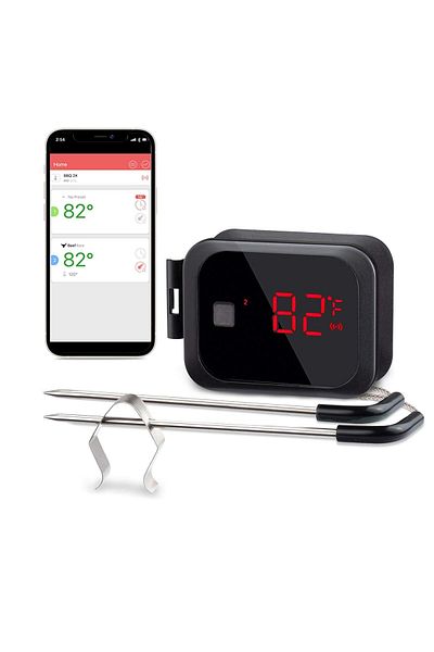 Inkbird Meat Grill Thermometer IBT-2X, Wireless BBQ Thermometers for Cooking, Barbecue, Smoker, Gril