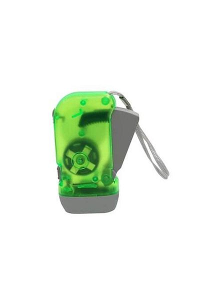 dalimag Flashlight With Dynamo and Battery, 3 LEDs, For Camping, Battery Charging By Pressing The Lever, Agata