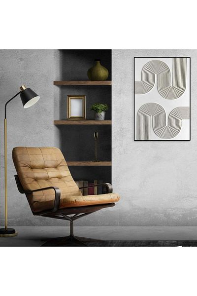 July furniture Gypsum wall decoration, harmony of paths