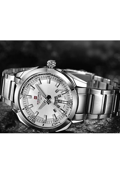 Naviforce Men's Stainless Steel Analog Wrist Watch