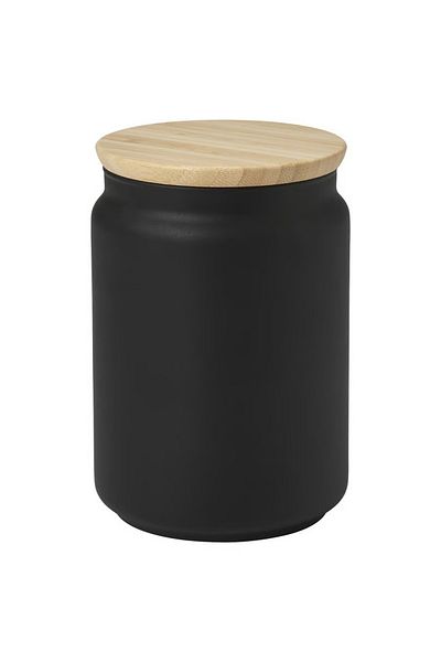 IKEA Jar with lid, black, 1 l