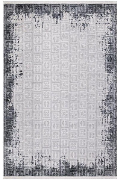 Vivaldi Halı Zara 1007 Antrasit Serisi Akrilik Salon Oturma Yatak Odası Halısı