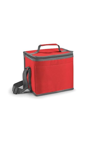 dalimag Thermal bag with adjustable strap and front pocket, 9L, red