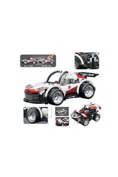 OEM Race car building block set, 2 in 1 Come Aliv e 221 pieces