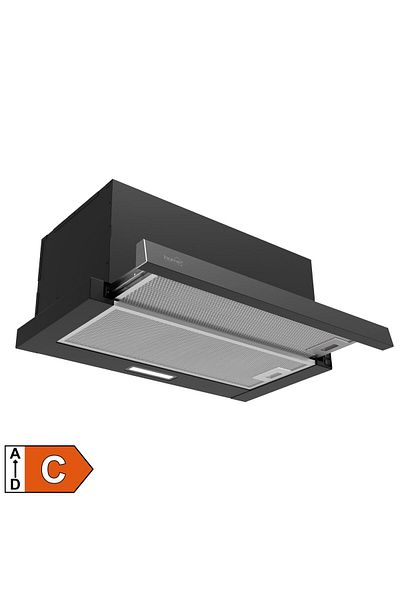 Twister Kitchen Hood TWISTER 60 cm, Black KPE 6044B