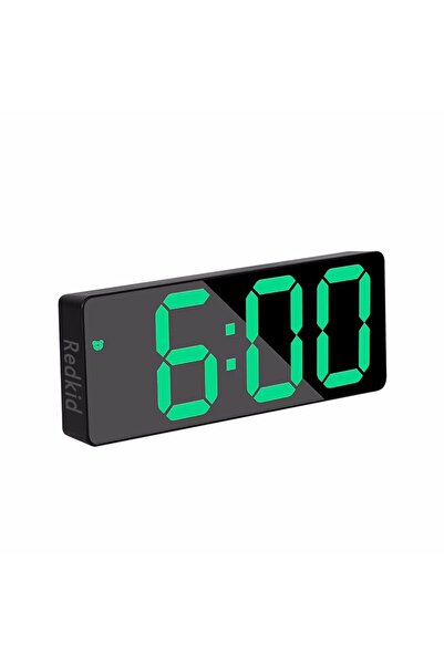 dalimag Desk Clock, Black/Green