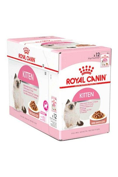 Royal Canin Wet Food with Gravy for Kitten Brown 85g