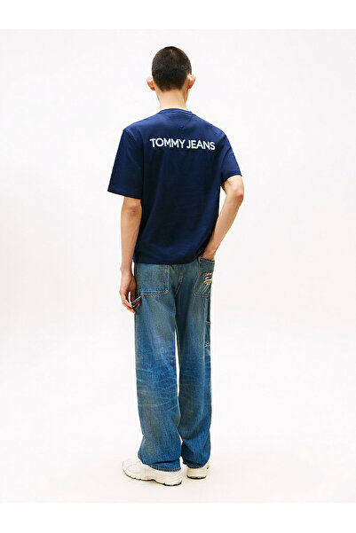 Tommy Hilfiger Ανδρικό Μπλε T-Shirt Άνοιξη/Καλοκαίρι