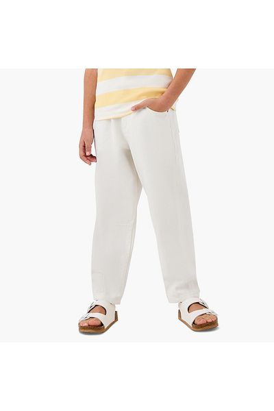 Juniors Solid Jeans with Pockets