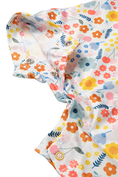 Miela Kids Uv Protection Baby One Piece Swimsuit-Pretty Floral